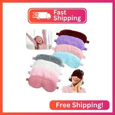8 Pcs Plush Sleep Eye Mask Children Eye Mask Soft Comfortable Blindfold Color Sl