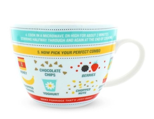 Große Neuheit Ingwerfuchs perfekte Brei Herstellung Keramik Tasse mit Rezept Kaffee