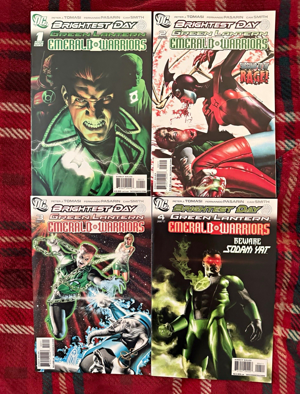 DC Comics Green Lantern: Emerald Warriors Brightest Day #1-7 (2010) Lot Set