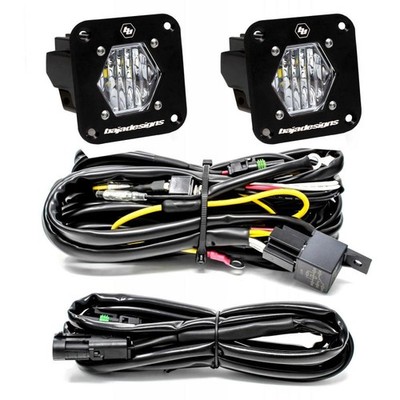 Baja Designs S1 Wide Cornering LED Fits Light Backup Kit With