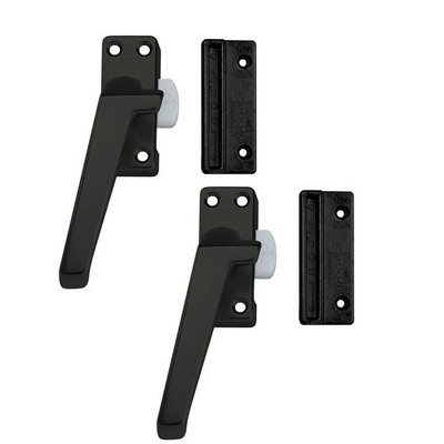 AXA Fenstergriffe 2er set - 3302 - Fenstersicherung - Links drehend - nicht absc