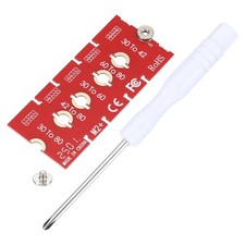 M.2 NGFF NVME SSD Extend Adapter Extender Set Bracket Card PCB Board, Red