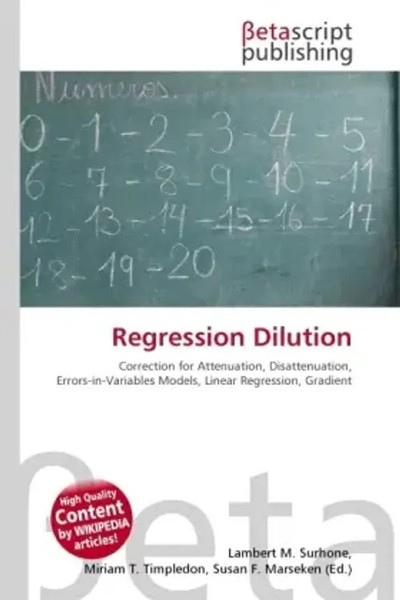 Lambert M. Surhone (U. A.) | Regression Dilution | Taschenbuch | Englisch (2026)-image