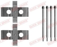 ZubehöRsatz Scheibenbremsbelag Quick Brake 109-1611 FüR W140 Mercedes Klasse 300