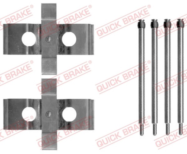 ZubehöRsatz Scheibenbremsbelag Quick Brake 109-1611 FüR W140 Mercedes Klasse 300-image