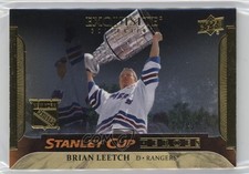 2025-26 Upper Deck Black Diamond Gold 20/99 Brian Leetch #ESC-BL HOF 1q2