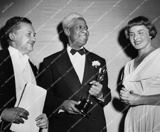 0432-13 Jean Hersholt, Ingrid Bergman, James Baskett on stage Academy Awards Osc