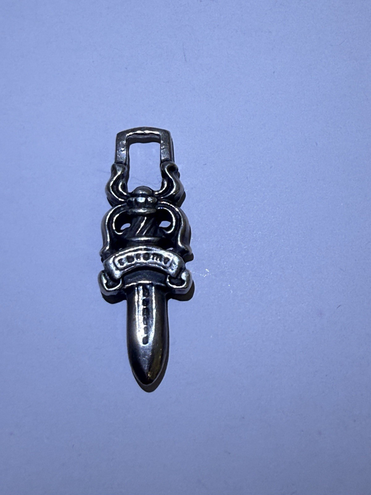 * authentic*￼Chrome Hearts Dagger Silver Pendant … - image 1