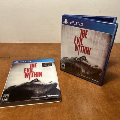 The Evil Within Sony PlayStation 4 PS4 w. Slip Cover CIB w Manual   Tested