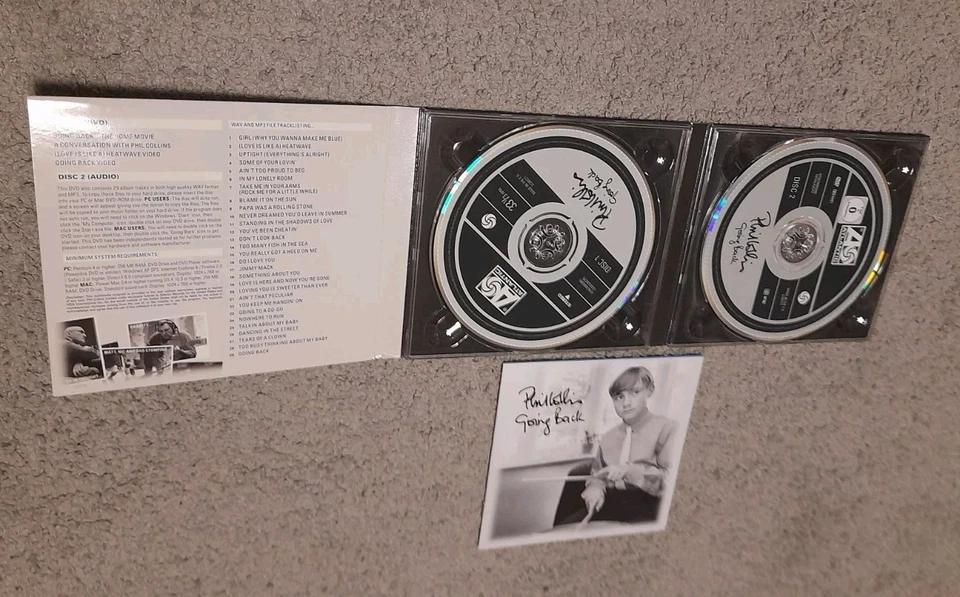 PHIL COLLINS: Going Back - Ultimate Edition, CD & DVD, im Digipak, 2010 - Bild 2 von 3