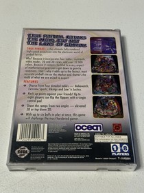 Sega Saturn Game True Pinball Tested Authentic