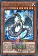 1st ed Crystal Beast Rainbow Dragon ultra rare GFP2-EN001 Yugioh