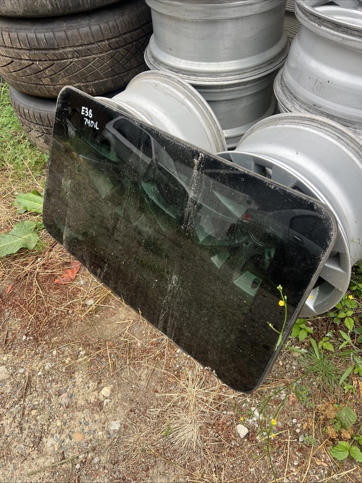 BMW E38 740IL 740I 750IL techo corredizo exterior panel de vidrio ventana fabricante de equipos originales 133 k millas Foto 3 de 4