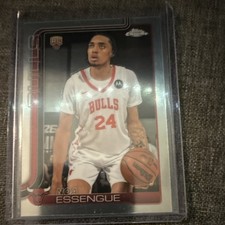 Topps 2025-26 Chrome Noa Essengue Rookie #262 Chicago Bulls Basketball Card NBA