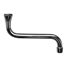 Schläfer | Bec en S 200 mm universel pour robinet mural 3/4" chromé