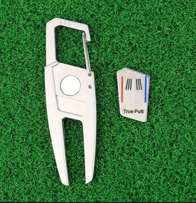Pitch Mark Divot Reparaturwerkzeug magnetische Steckhilfe Ballmarker KOSTENLOSE UK-LIEFERUNG