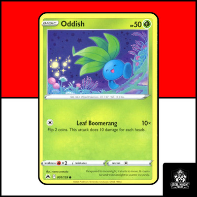 Oddish : 001/159 : Common : Pokémon TCG : ENG