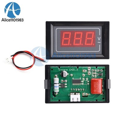 AC 50V-500V Voltage Measuring Gauge D85 Digital Voltmeter LED Panel Meter #zn