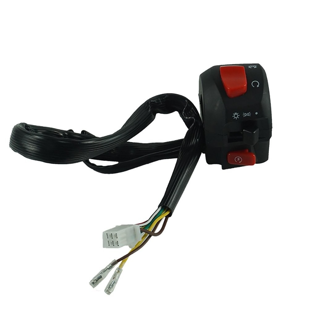 7/8" Motorcycle Handlebar Electrical  Control Switch for Horn Turn Signal Start