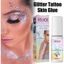 Glitter Tattoo Gel Face  Body Shimmer Sparkle Makeup Skin Safe