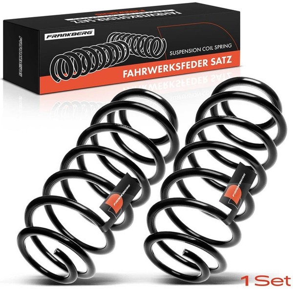 Frankberg 2X Fahrwerksfedern Hinten Passend FüR Audi A3 Seat Leon Toledo Skoda O-image