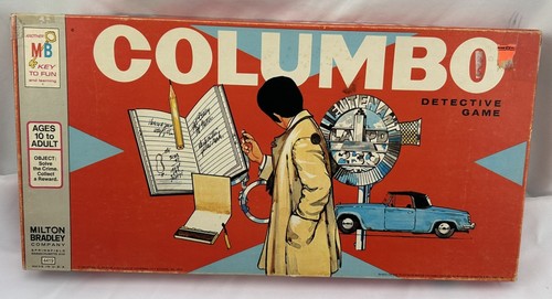 1973 Columbo Detektivspiel Milton Bradley vollständig in sehr gutem Zustand KOSTENLOSER VERSAND - Bild 6 von 7