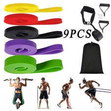 Heavy Duty Pull Up Resistance Bands Set Assisted Exercise Tube Home Gym Training