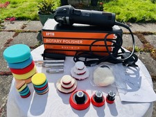 SPTA Orbital Buffer Rotary Polisher Machine 1" /2" /3" Pads & Accessories