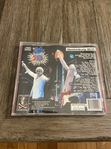 CD MADNESS-CLEAN,MUSIC JUNKIE,HOARDER DIED-THE WHO-GLASTONBURY 2015 RARE 16/100 - Picture 2 of 8