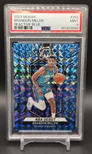 2023-24 Panini Mosaic - Brandon Miller (RC) #252 Blu Reattivo PSA 9