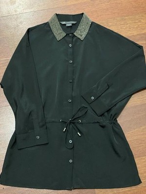 Women Armani Exchange Shirt Black Polyester 34 /