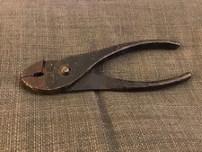 Vintage Stahl 5" Long Blacksmith Pliers Antique Black