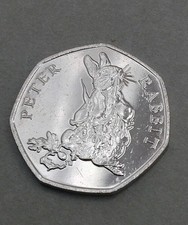 2018 Peter Rabbit-50p Fifty Pence Coin - Beatrix Potter Series  Circulated (T20)