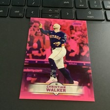 2025 Topps Stadium Club - Christian Walker Pink Parallel #29 - Houston Astros