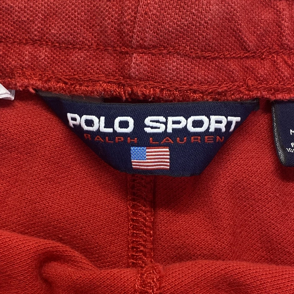 Pantalones Cortos Polo Deportivos Ralph Lauren Para Hombre Grandes Atléticos Cordón Rojo Negro Informal Foto 3 de 4