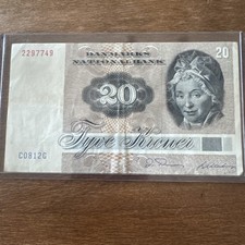 Denmark 10 Kroner 1972 Series 1981 Print Date. Free Shipping