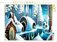 Calvendo Puzzle In The Winter Forest | 1000 Pieces, Finished Size 25.2 × 18.9 In
