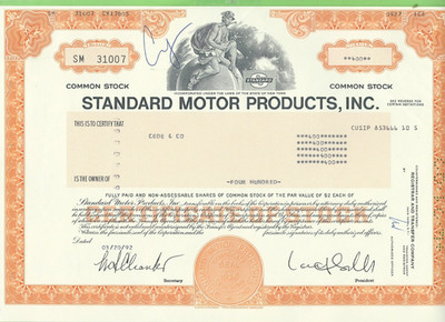 Standard Motor Products, Inc. 1972