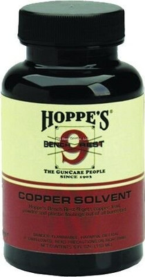 Hoppes No. 9 Bench Rest Copper/Plastic Fouling Gun Bore Cleaner 5oz Bottle BR904