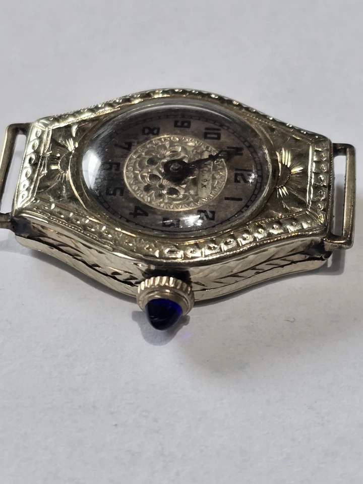 Reloj de cóctel Rolex vintage de oro 14k para dama años 20 Foto 2 de 4