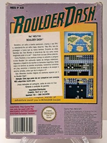 Boulder Dash (NES, PAL, RARE, GPS, PT, CIB, Nintendo Entertainment System, 1990)