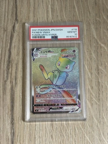 Mew Vmax 268/264 PSA 10 Fusion Strike Pokemon Card