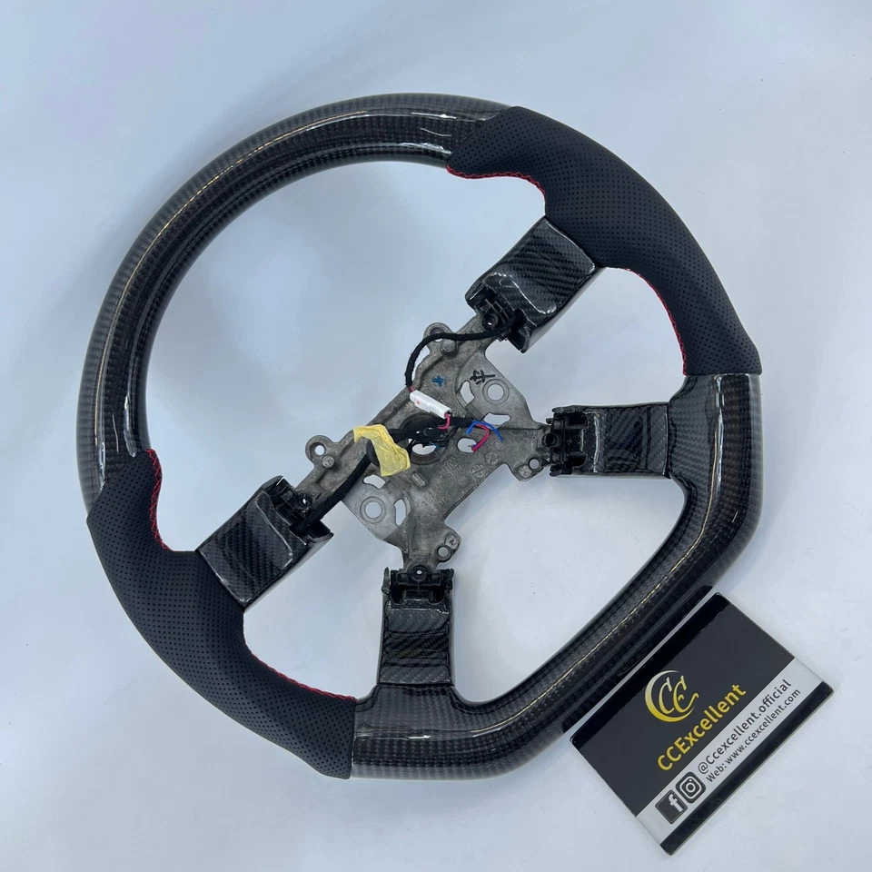 Volante de fibra de carbono personalizado para Land Rover Range Rover L322 2003-2012 Foto 3 de 4