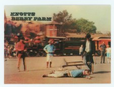 Knotts Berry Farm California 1960's Lenticular 3-D Postcard Used Great 3-D!