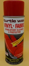 Vintage Turtle Wax Upholstery Cleaner Spray Can Vinyl And Fabric Protector 1984