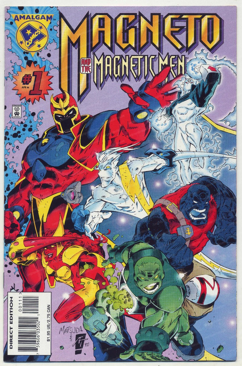 Amalgam Comics, MAGNETO, DARK CLAW, SUPER SOLDIER, BULLETS
