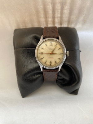 Barton Unisex Swiss Made Vintage 17 Jewels Incabloc Aufzug Uhr 50er Jahre