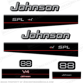 Fits Johnson 1995 1996 1997 88hp Decal Kit - Bild 1 von 1
