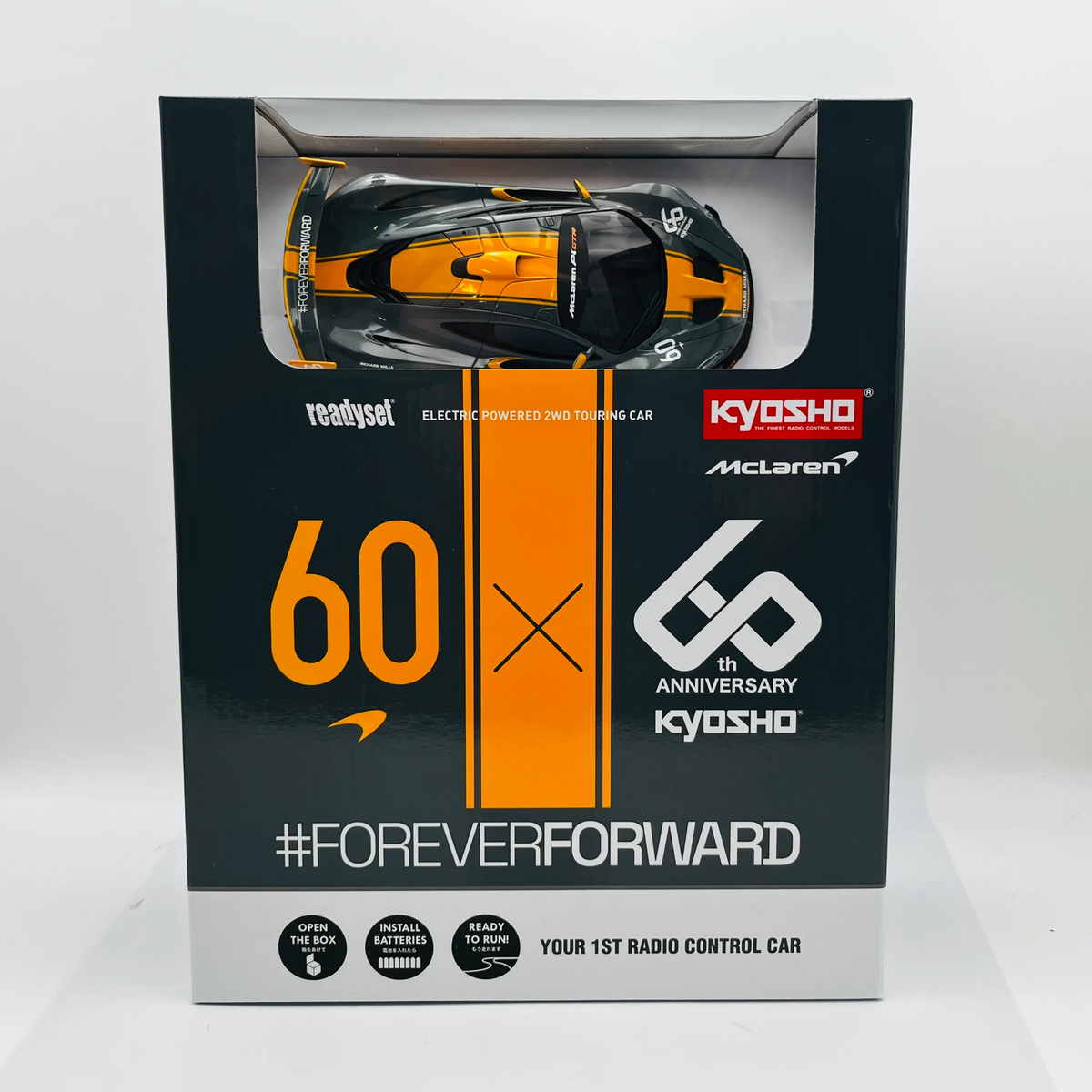 京商ミニッツ　McLaren P1 GTR / 60周年記念　※新品未開封品 Kyosho 1/28 McLaren P1 GTR MINI-Z RWD RTR, McLaren 60th