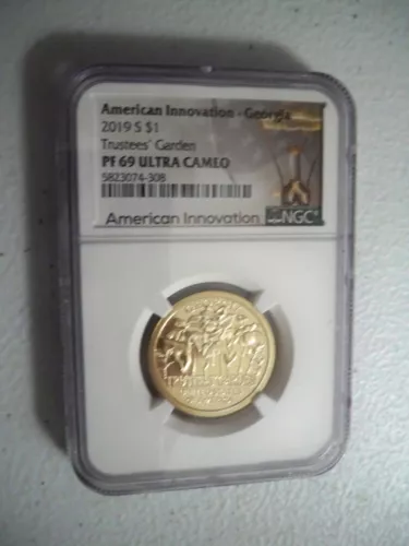 (1) USA GEORGIA PF 69 ULTRA CAMEO NGC AMERICAN INNOVATION